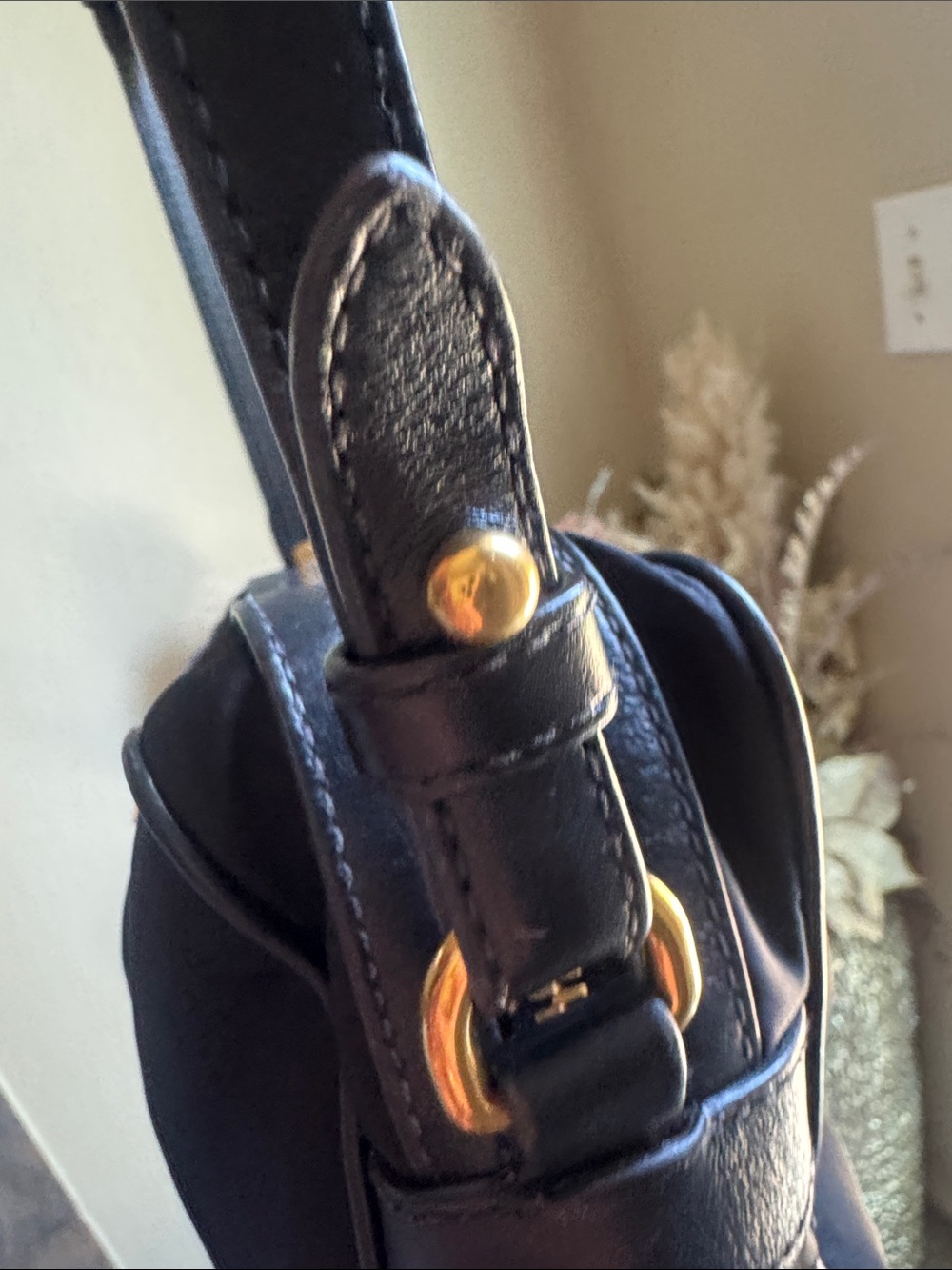 Prada Tessuto Black Nylon Crossbody with Gold Logo Hardware - Picture 10 of 15